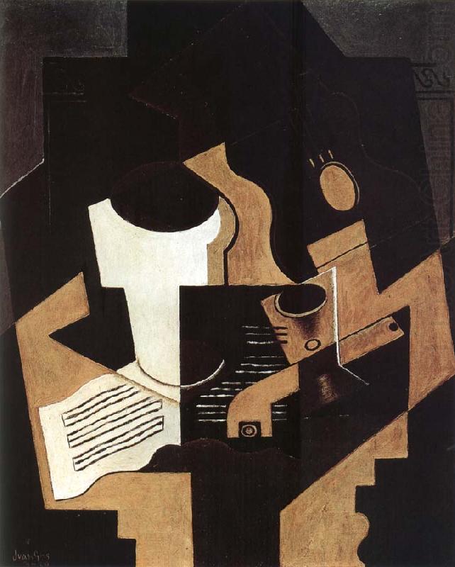 Juan Gris Guitar Pipe and Score china oil painting image